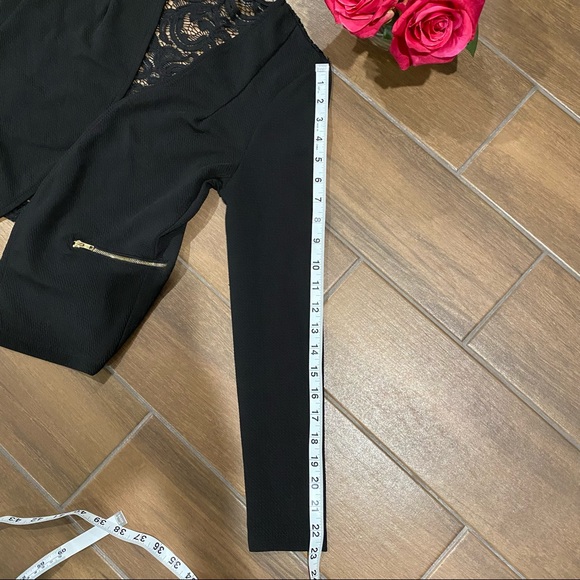 Material Girl Blazer w/Zippers & Lace Back🌹 - Picture 9 of 10